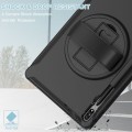 Mocne Etui Obudowa z Uchwytem do Samsung Galaxy Tab S7 FE / Tab S7 Plus czarne