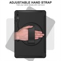 Mocne Etui Obudowa z Uchwytem do Samsung Galaxy Tab S7 FE / Tab S7 Plus czarne