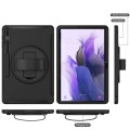 Mocne Etui Obudowa z Uchwytem do Samsung Galaxy Tab S7 FE / Tab S7 Plus czarne