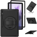 Mocne Etui Obudowa z Uchwytem do Samsung Galaxy Tab S7 FE / Tab S7 Plus czarne
