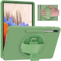 Mocne Etui Obudowa z Uchwytem do Samsung Galaxy Tab S7 FE / Tab S7 Plus zielone