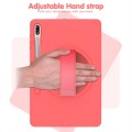 Mocne Etui Obudowa z Uchwytem do Samsung Galaxy Tab S7 FE / Tab S7 Plus różowe