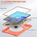 Mocne Etui Obudowa z Paskiem i Uchwytem do Samsung Galaxy Tab S8+ pomarańczowe