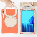 Mocne Etui Obudowa z Paskiem i Uchwytem do Samsung Galaxy Tab S8+ pomarańczowe