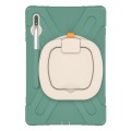 Mocne Etui Obudowa z Paskiem i Uchwytem do Samsung Galaxy Tab S8+ zielone