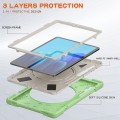 Mocne Etui Obudowa z Paskiem i Uchwytem do Samsung Galaxy Tab S8+ zielone jasne