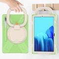 Mocne Etui Obudowa z Paskiem i Uchwytem do Samsung Galaxy Tab S8+ zielone jasne