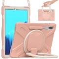 Mocne Etui Obudowa z Paskiem i Uchwytem do Samsung Galaxy Tab S8+ różowe