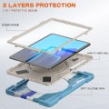 Mocne Etui Obudowa z Paskiem i Uchwytem do Samsung Galaxy Tab S8+ kolorowe/niebieskie