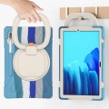 Mocne Etui Obudowa z Paskiem i Uchwytem do Samsung Galaxy Tab S8+ kolorowe/niebieskie