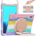 Mocne Etui Obudowa z Paskiem i Uchwytem do Samsung Galaxy Tab S8+ kolorowe