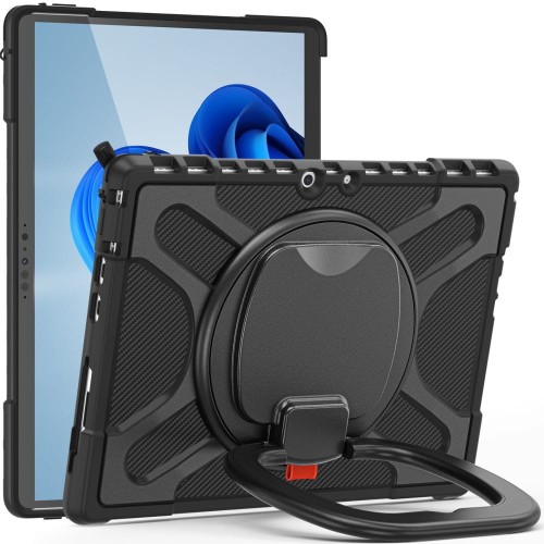 Mocne Pancerne Etui z Uchwytem do Microsoft Surface Pro 8 czarne