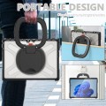 Mocne Pancerne Etui z Uchwytem do Microsoft Surface Pro 8 transparentne