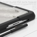 Mocne Pancerne Etui z Uchwytem do Microsoft Surface Pro 8 transparentne