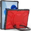 Mocne Pancerne Etui z Uchwytem do Microsoft Surface Pro 8 czerwone