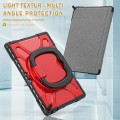Mocne Pancerne Etui z Uchwytem do Microsoft Surface Pro 8 czerwone