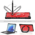 Mocne Pancerne Etui z Uchwytem do Microsoft Surface Pro 8 czerwone