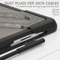 Mocne Pancerne Etui z Uchwytem do Microsoft Surface Pro 8 szare