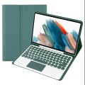 Zielone Etui Klawiatura TouchPad do Samsung Galaxy Tab A8 10.5 2021