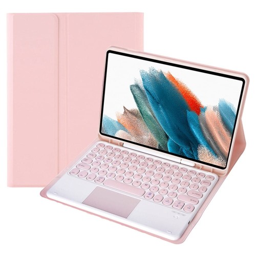 Różowe Etui Klawiatura TouchPad do Samsung Galaxy Tab A8 10.5 2021