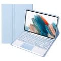 Niebieskie Etui Klawiatura TouchPad do Samsung Galaxy Tab A8 10.5 2021