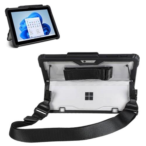 Solidne Pancerne Etui z Uchwytem i Paskiem do Microsoft Surface Go 1 2 3