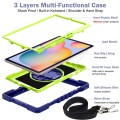 Shockproof Pancerne Etui z Paskiem do Samsung Galaxy Tab S6 Lite granatowe