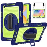 Shockproof Pancerne Etui z Paskiem do Samsung Galaxy Tab S6 Lite granatowe
