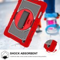 Shockproof Pancerne Etui z Paskiem do Samsung Galaxy Tab S6 Lite czerwone