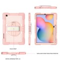 Shockproof Pancerne Etui z Paskiem do Samsung Galaxy Tab S6 Lite różowe