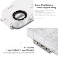 PULUZ Wodoszczelne 40m Etui Obudowa do Huawei P20 Pro białe