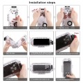 PULUZ Wodoszczelne 40m Etui Obudowa do Huawei P20 Pro białe