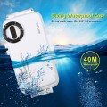 PULUZ Wodoszczelne 40m Etui Obudowa do Huawei P20 Pro białe