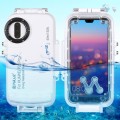 PULUZ Wodoszczelne 40m Etui Obudowa do Huawei P20 Pro białe