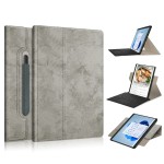  Eleganckie Obrotowe Etui Pokrowiec do Microsoft Surface Pro 8 szare