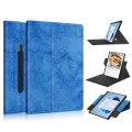 Eleganckie Obrotowe Etui Pokrowiec do Microsoft Surface Pro 8 niebieskie
