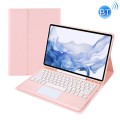 Etui Klawiatura TouchPad do Samsung Galaxy Tab S8+ różowe