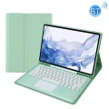 Etui Klawiatura TouchPad do Samsung Galaxy Tab S7 Plus / Tab S7 FE miętowe