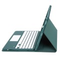 Etui Klawiatura TouchPad do Samsung Galaxy Tab S7 Plus / Tab S7 FE zielone