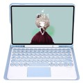 Niebieskie Etui Bezprzewodowa Klawiatura TouchPad Samsung Galaxy Tab S6 Lite