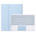 Niebieskie Etui Bezprzewodowa Klawiatura TouchPad Samsung Galaxy Tab S6 Lite
