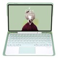 Zielone Etui Bezprzewodowa Klawiatura TouchPad Samsung Galaxy Tab S6 Lite