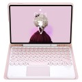 Różowe Etui Bezprzewodowa Klawiatura TouchPad Samsung Galaxy Tab S6 Lite