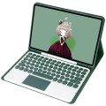 Zielone Etui Bezprzewodowa Klawiatura TouchPad Samsung Galaxy Tab S6 Lite