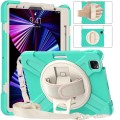 Shockproof Pancerne Etui z Uchwytem i Paskiem do iPad Pro 11 2021/2020/2018 zielone