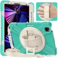 Shockproof Pancerne Etui z Uchwytem i Paskiem do iPad Pro 11 2021/2020/2018 zielone