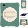 Shockproof Pancerne Etui z Uchwytem i Paskiem do iPad Pro 11 2021/2020/2018 szmaragdowe