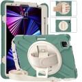 Shockproof Pancerne Etui z Uchwytem i Paskiem do iPad Pro 11 2021/2020/2018 szmaragdowe