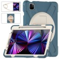 Shockproof Pancerne Etui z Uchwytem i Paskiem do iPad Pro 11 2021/2020/2018 niebieskie