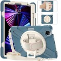 Shockproof Pancerne Etui z Uchwytem i Paskiem do iPad Pro 11 2021/2020/2018 niebieskie